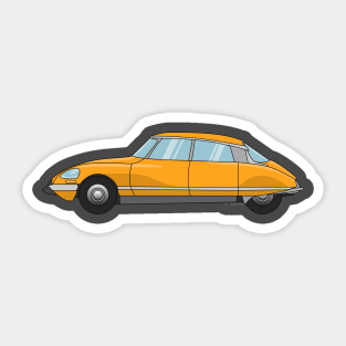 Citroen DS Illustration Sticker